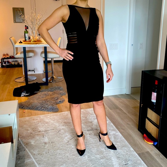 Calvin klein dress black size small 4-6 - Picture 1 of 3